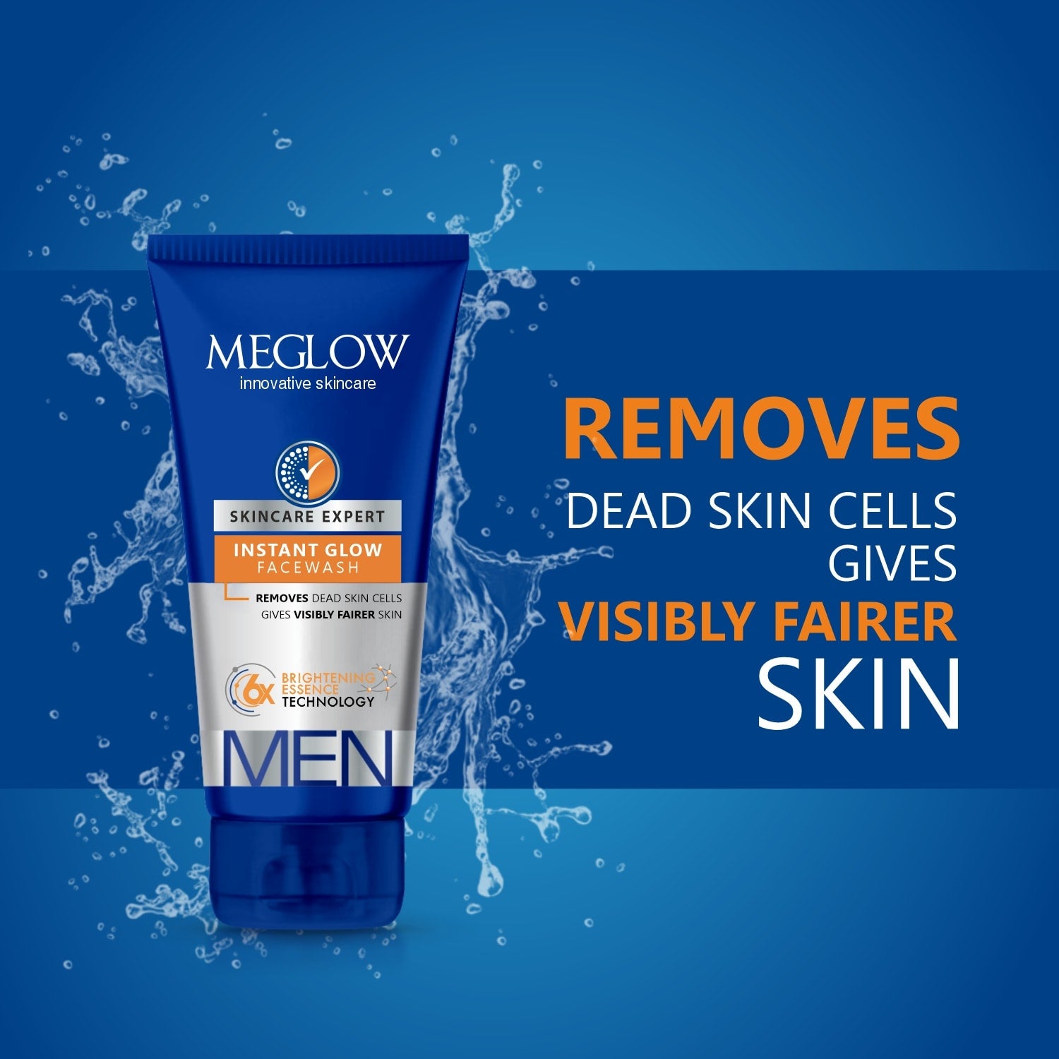 REMOVES
DEAD SKIN CELLS
GIVES
VISIBLY FAIRER
SKIN
