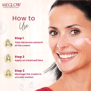 MEGLOW fair Cream - How to Use