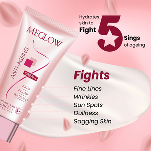 Meglow Skin Care Combo hydrates skin to fight 5 sings