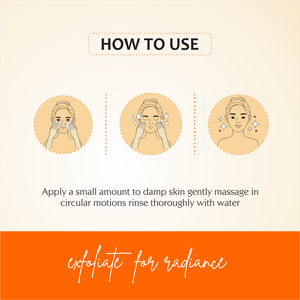 Meglow Apricot Scrub 70g how to use