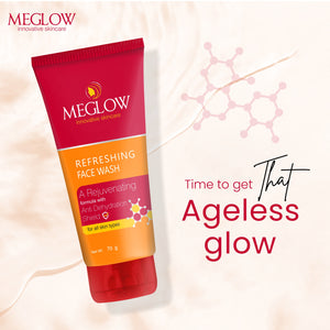 Facewash for Men & Women 70g & Rose Water Toner Spray Ageless Glow