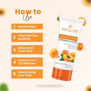 Skin Care Combo for Women apricot scrub how to use