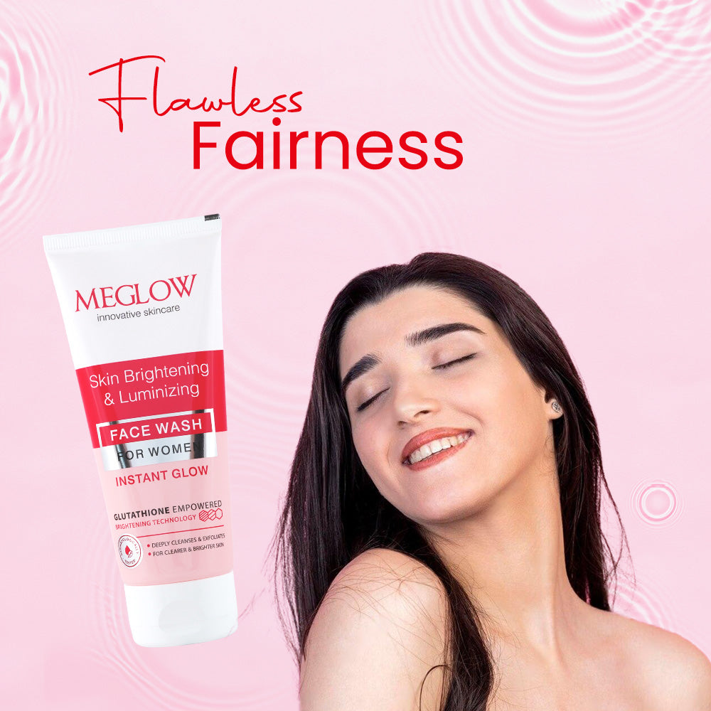 Meglow glow face wash