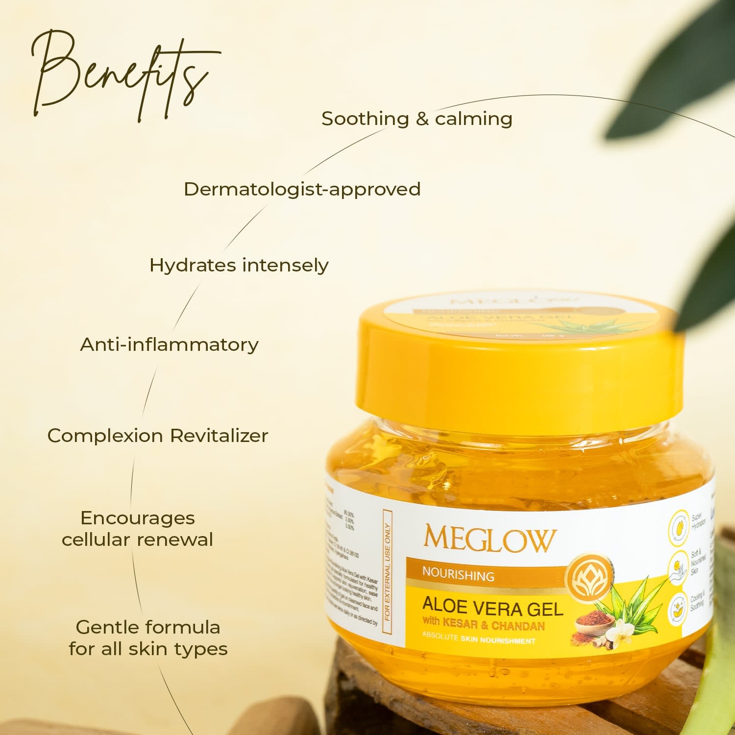 Aloe Vera Gel with Kesar