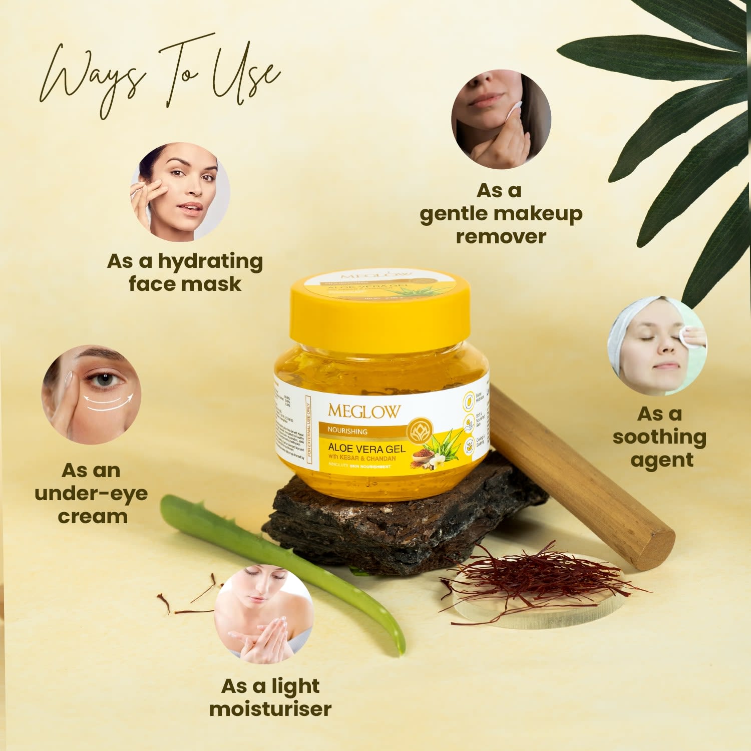 Aloe Vera Gel with Kesar