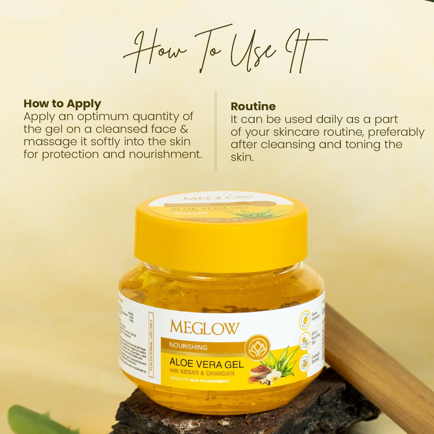 Aloe Vera Gel with Kesar