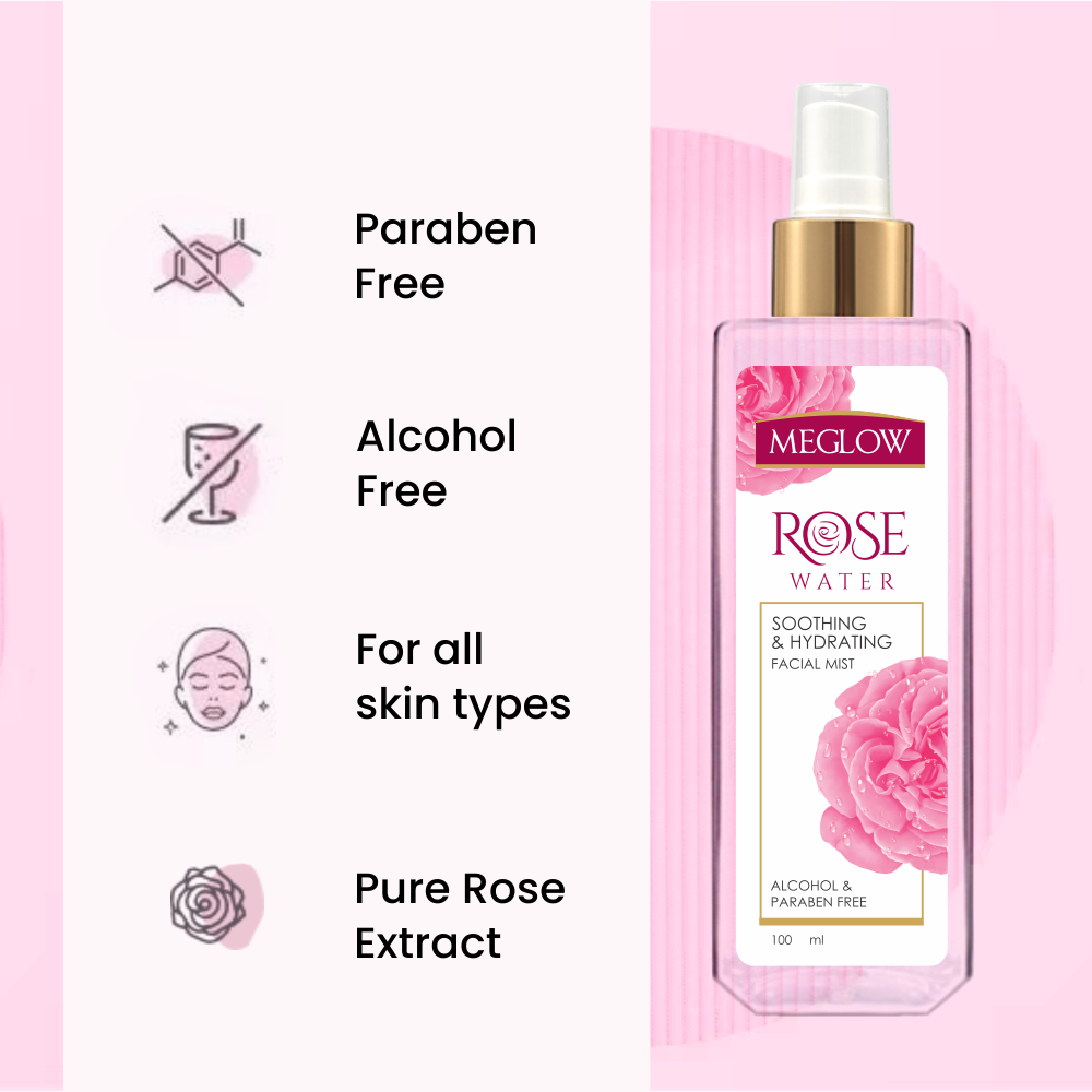 Meglow Water Smoothing And Hydrating  Paraben Free , Alcohla Free