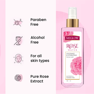 Meglow Water Smoothing And Hydrating  Paraben Free , Alcohla Free