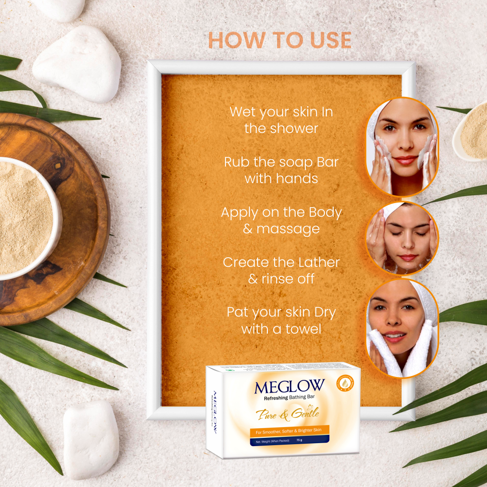 How to used Meglow Refreshing Bathing Bar 