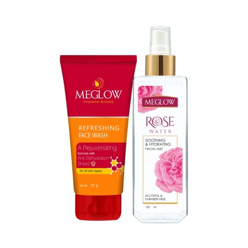Facewash for Men & Women 70g & Rose Water Toner Spray 
